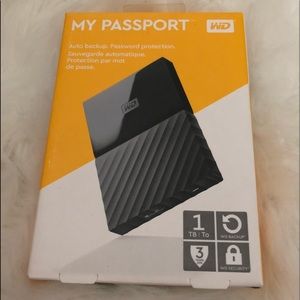 My Passport 1TB external hard drive (WD)